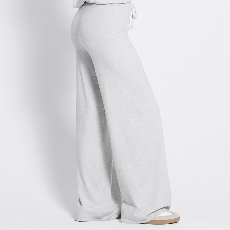 Knit soft pants "Jolina" Grey Melange